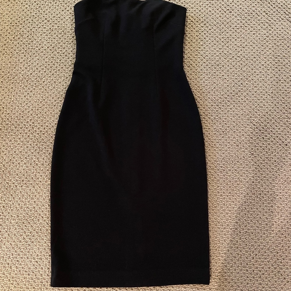 Classic strapless black pencil dress from Banana Republic - size 0.
